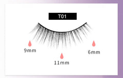 Reusable Magnetic Self-Adhesive Eyelashes No Eyeliner Or Glue Needed False Lashes Stable And Easy To Put On Natural Look And Waterproof Fake Eyelashes