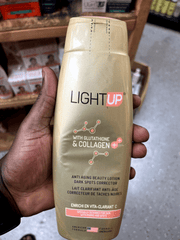 Light Up Anti Aging Beauty Lotion W/Glutathione & Collagen 13.5oz / 400ml