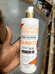 Egyptian Pure White Magic Lightening Carrot Salon Body Milk 500ml