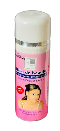H20 Jours Lait De Beaute Bleaching Body Lotion with Carrot and Apricot