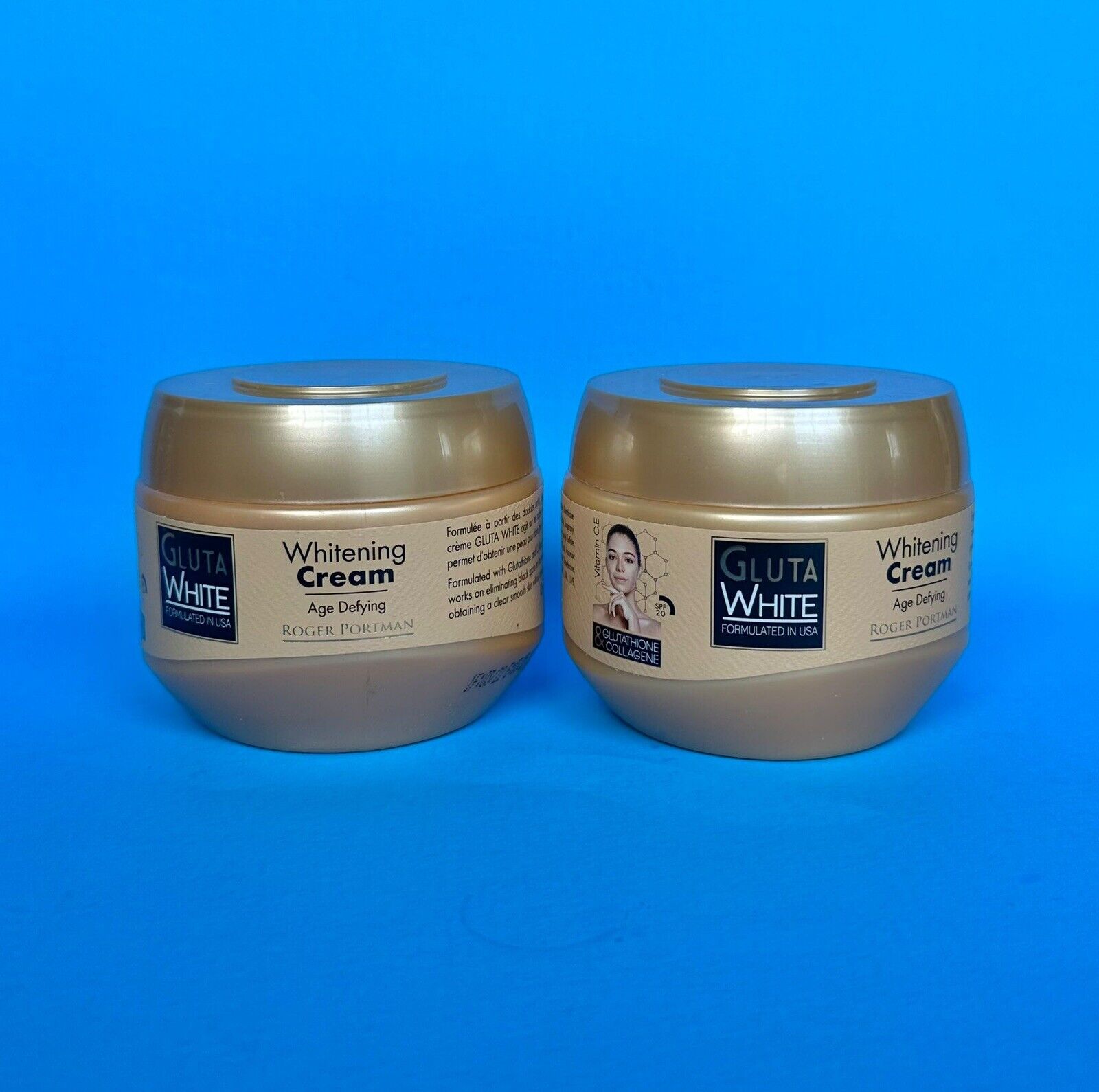 Gluta White Glutathione & Collagen Clarifying Cream 250ml Afro Body Glow Gluta White Glutathione & Collagen Clarifying Cream 250ml Afro Body Glow
