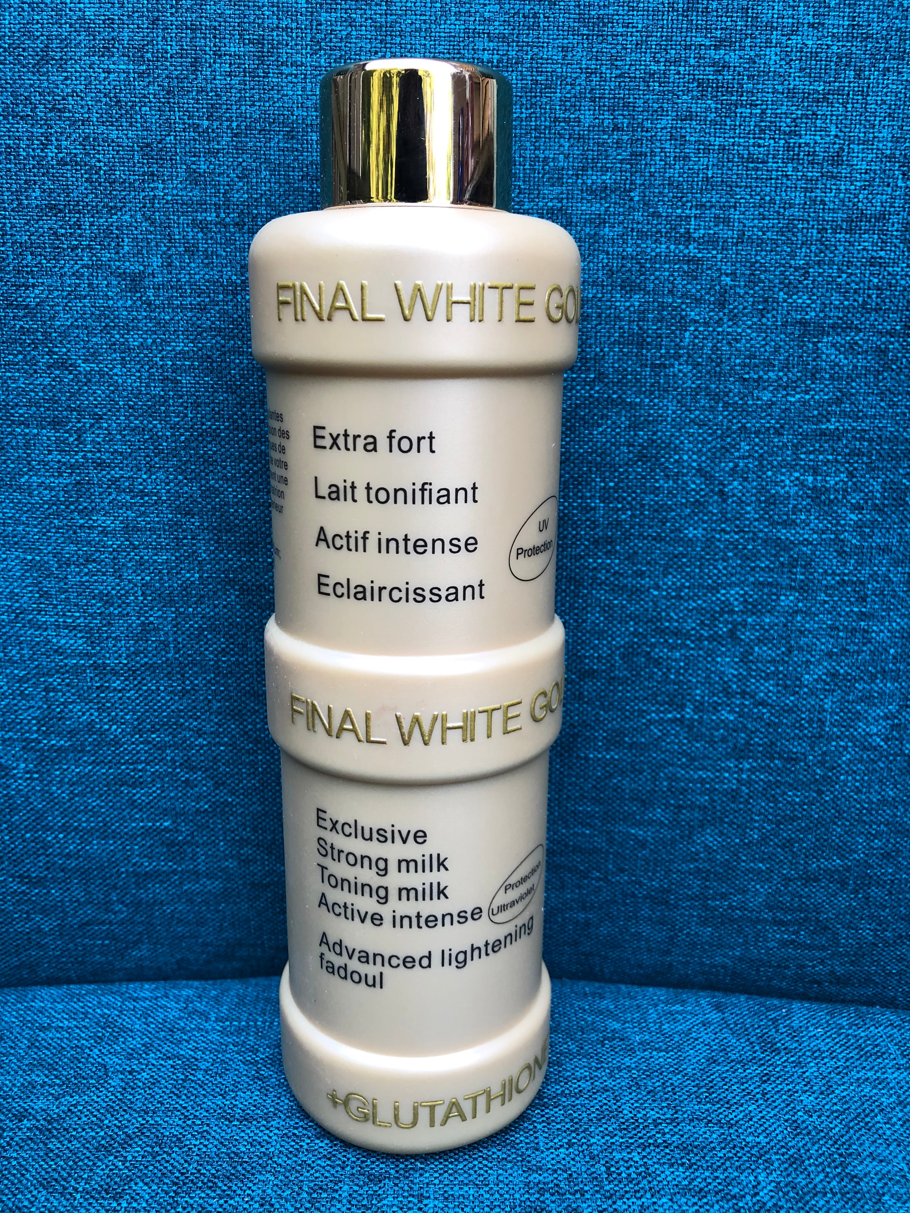 FINAL WHITE GOLD LOTION PLUS GLUTATHIONE  BODY LOTION - Afro Body Glow