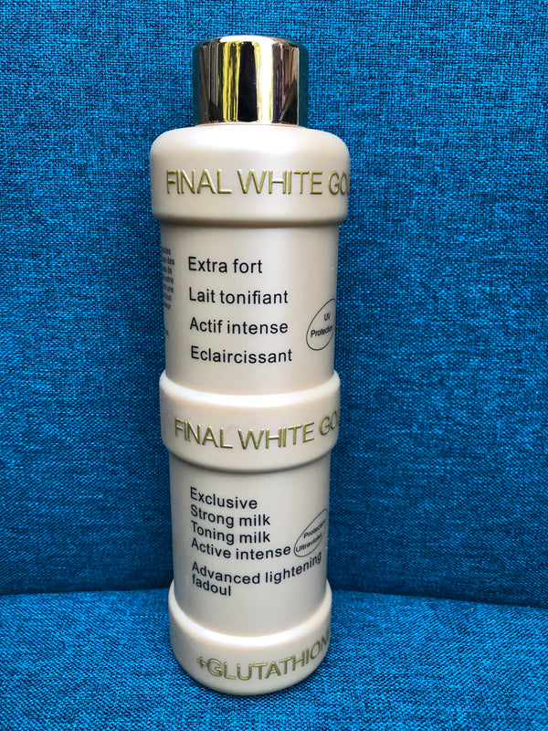 FINAL WHITE GOLD LOTION PLUS GLUTATHIONE  BODY LOTION