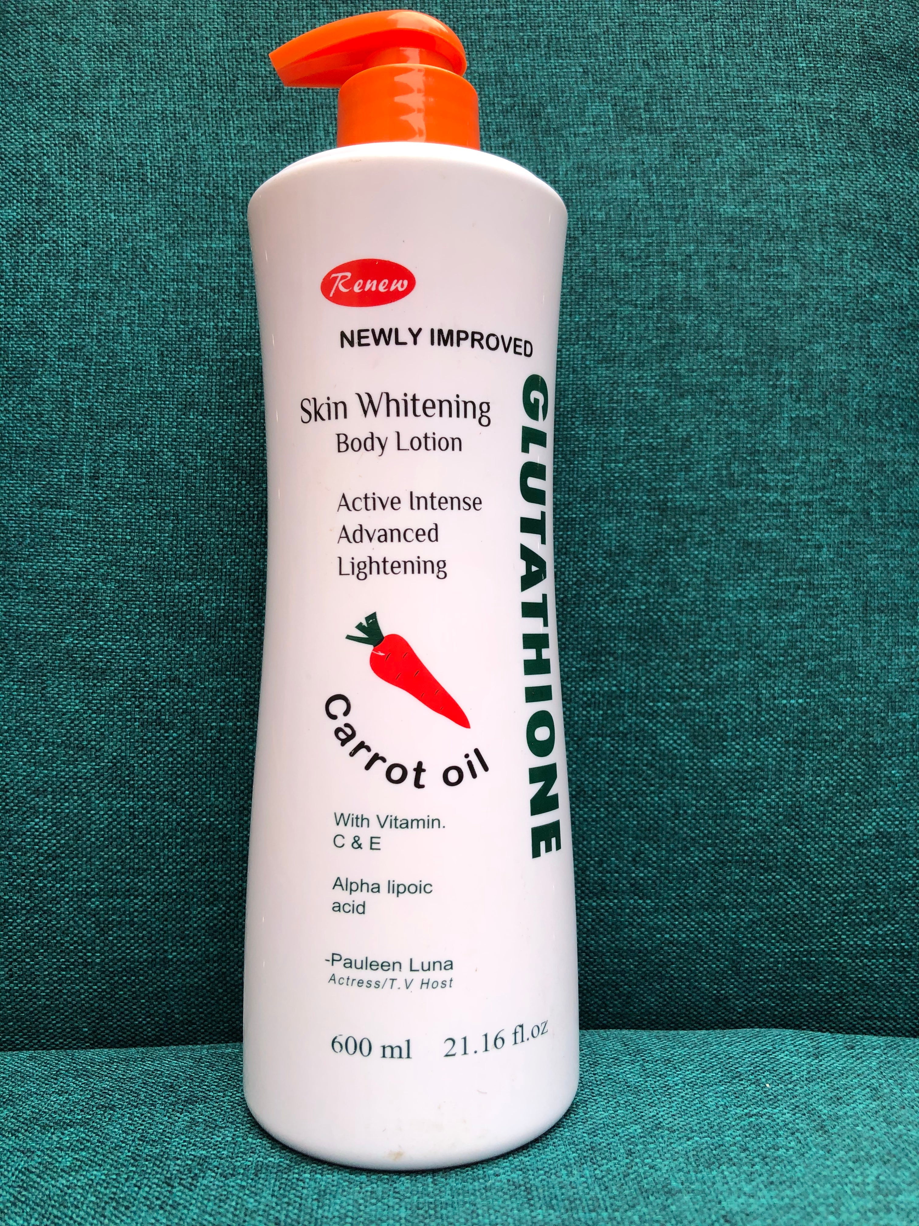 Glutathione Skin Whitening With Carrot Oil Lotion 600ml Afro Body Glow Glutathione Skin Whitening With Carrot Oil Lotion 600ml Afro Body Glow