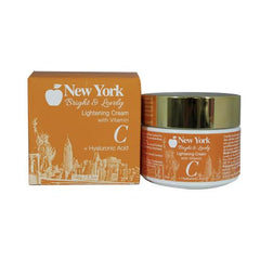 New York Bright & Lovely Lightening Cream with Vitamin C and Hyaluronic Acid 100ml - Afro Body Glow