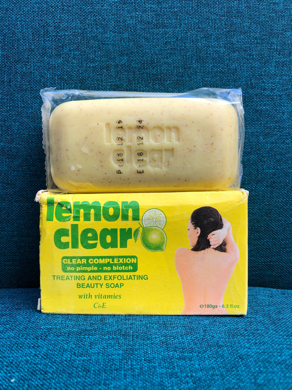 Lemon clear treating and exfoliating beauty soap 180g