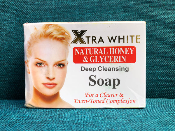 Xtra white natural honey and glycerin deep cleansing soap 150g