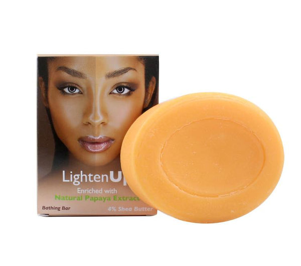 Lighten Up Glycerin Bathing Bar with Papaya Fruit Extract and 4% Shea Butter