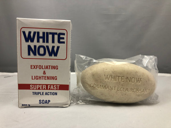 White Now Exfoliating & Lightening super Fast triple action 200g soap