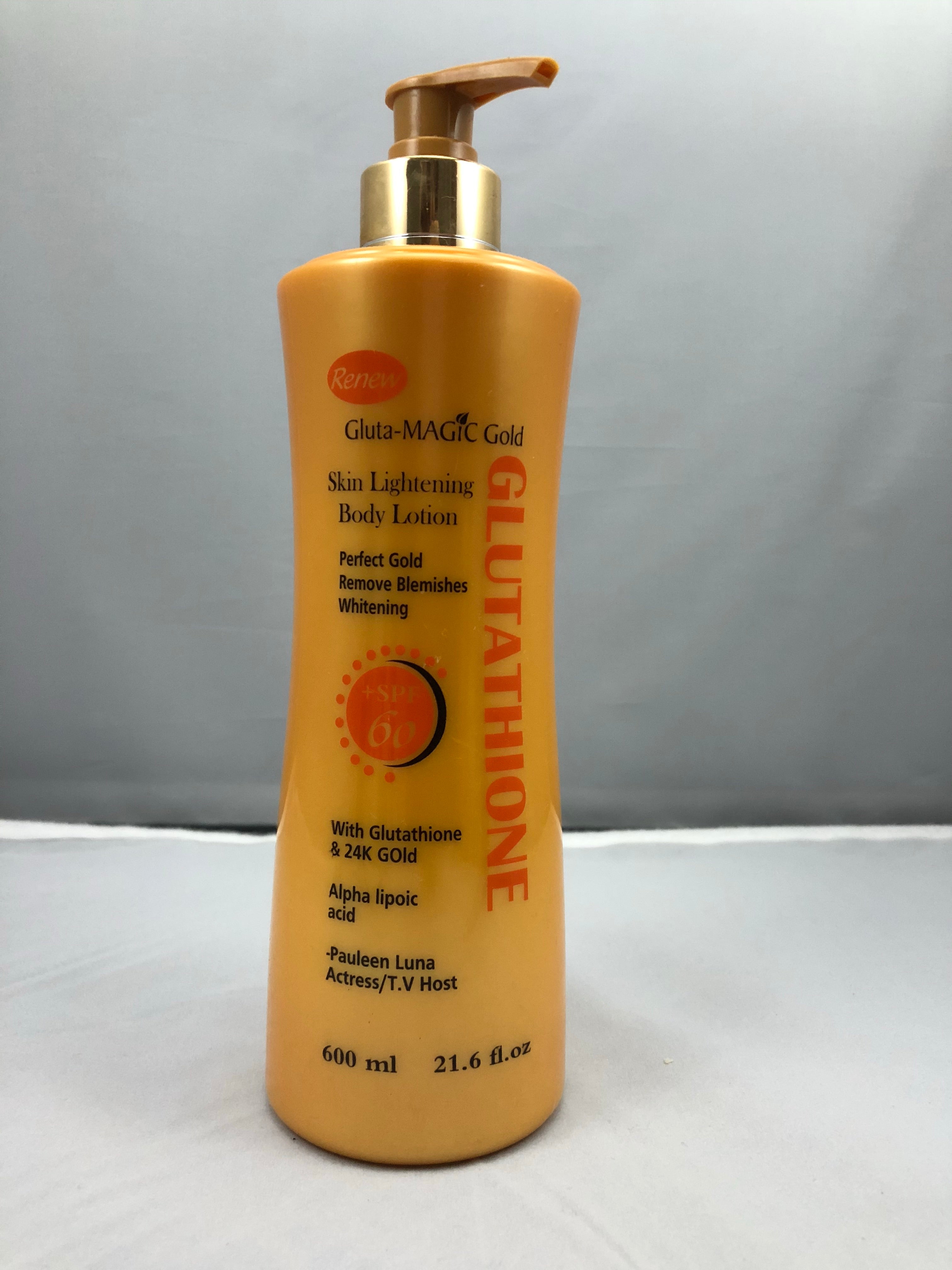 Gluta- MAGIC Gold skin lightening body lotion 600ML Afro Body Glow Gluta- MAGIC Gold skin lightening body lotion 600ML Afro Body Glow