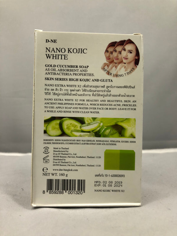 D-NE nano kojic white gold cucumber soap 160g