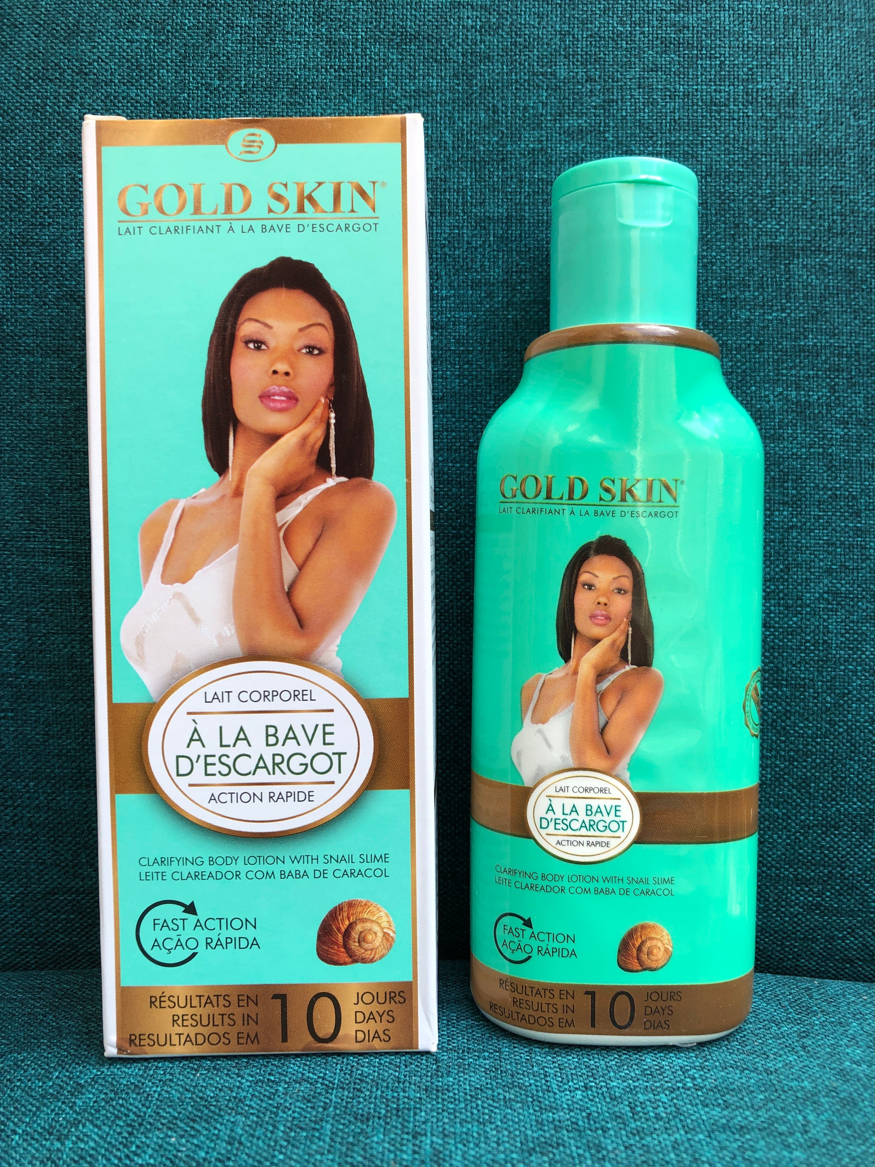 GOLD SKIN CLARIFING BODY LOTION WITH SNAIL SLIME - Afro Body Glow