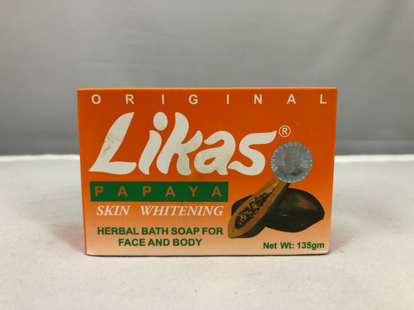 Original Likas Papaya Soap Skin Whitening Herbal Soap 135g
