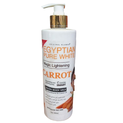 Egyptian Pure White Magic Lightening Carrot Salon Body Milk 500ml