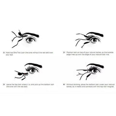 Compatible with Apple, False Eyelashes 6D Magnetic Eye Lashes Double Magnet Fake EyeLashes Hand Made Strip Lashes cilios posticos
