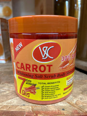Carrot Whitening Salt Scrub Body Shower Cream, 780g
