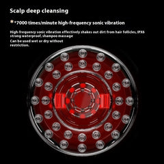 Red Light Scalp Care Scalp Cleaning Vibration Massage
