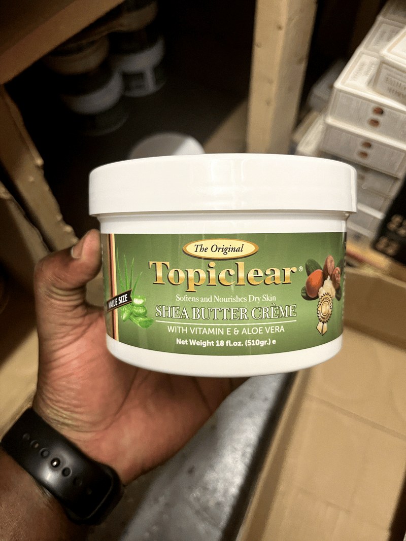 Topiclear Shea Butter Creme with Vitamin E & Aloe Vera 18 oz