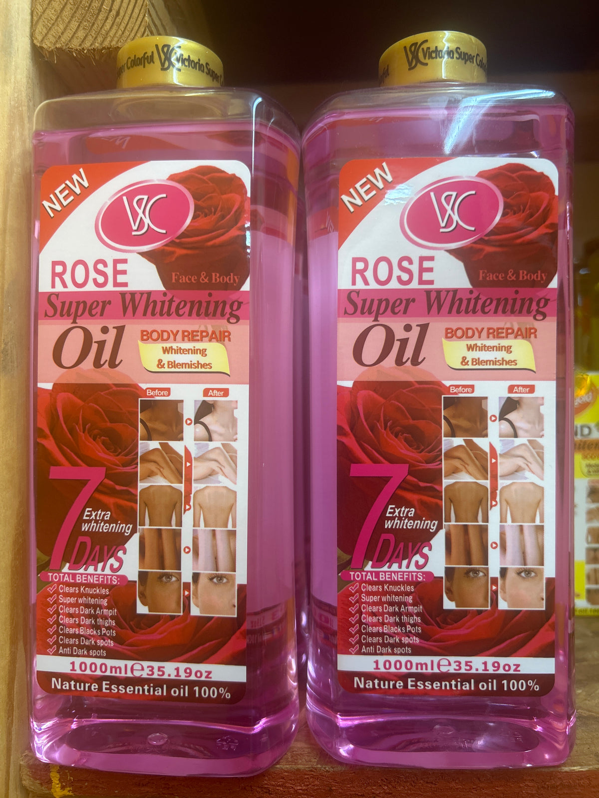 Rose Super Whitening Oil, 1000ml