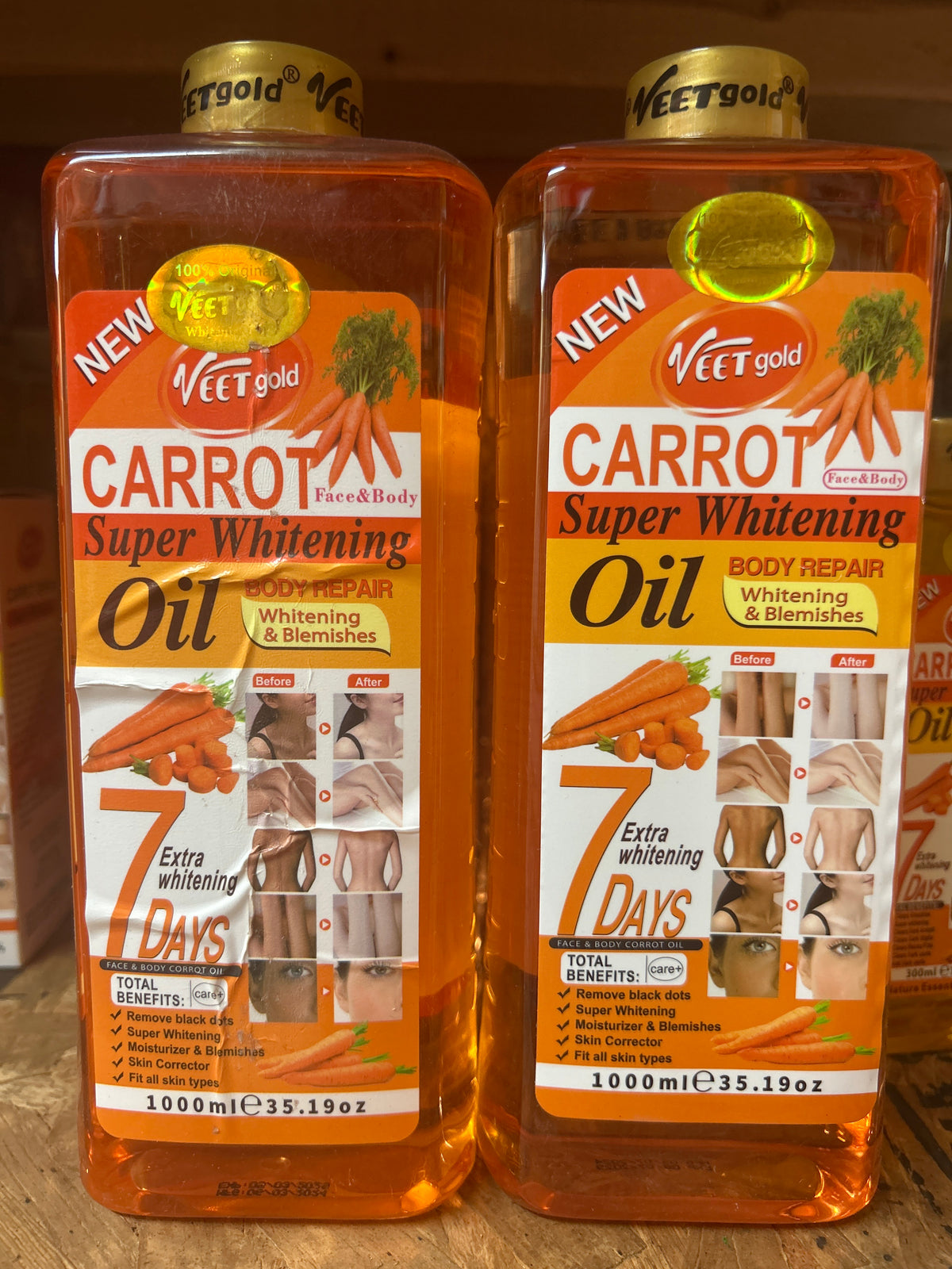Carrot Super Whitening Oil, 1000ml