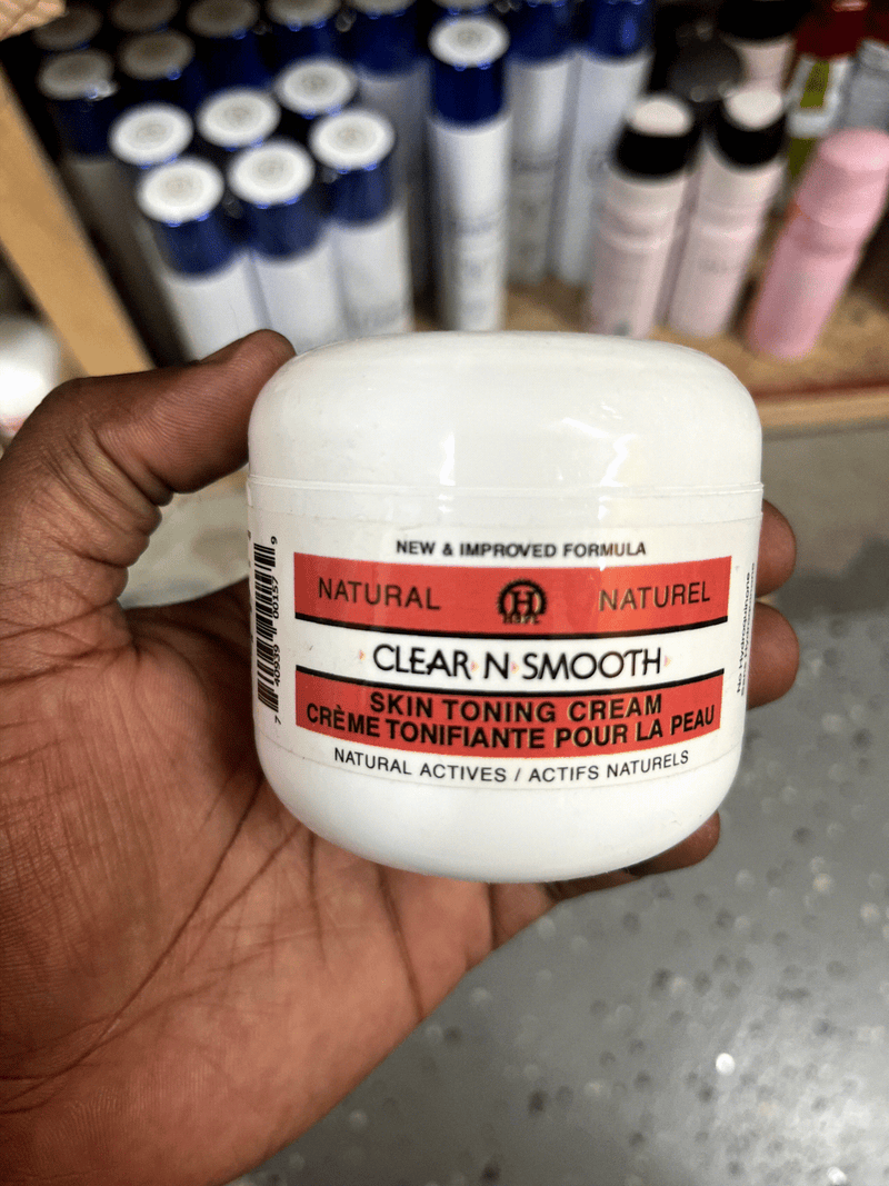 Clear N Smooth Natural Toning Cream 4oz Afro Body Glow