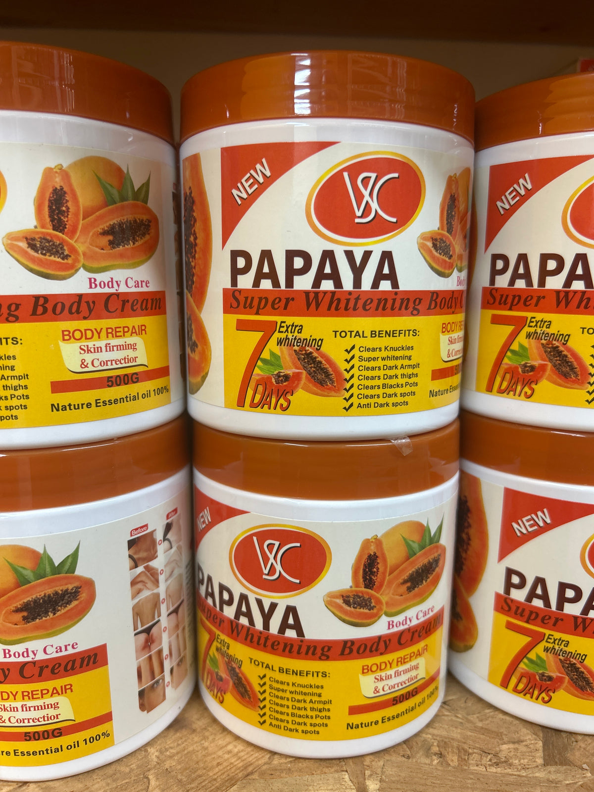 Papaya Super Whitening Body Cream 500g