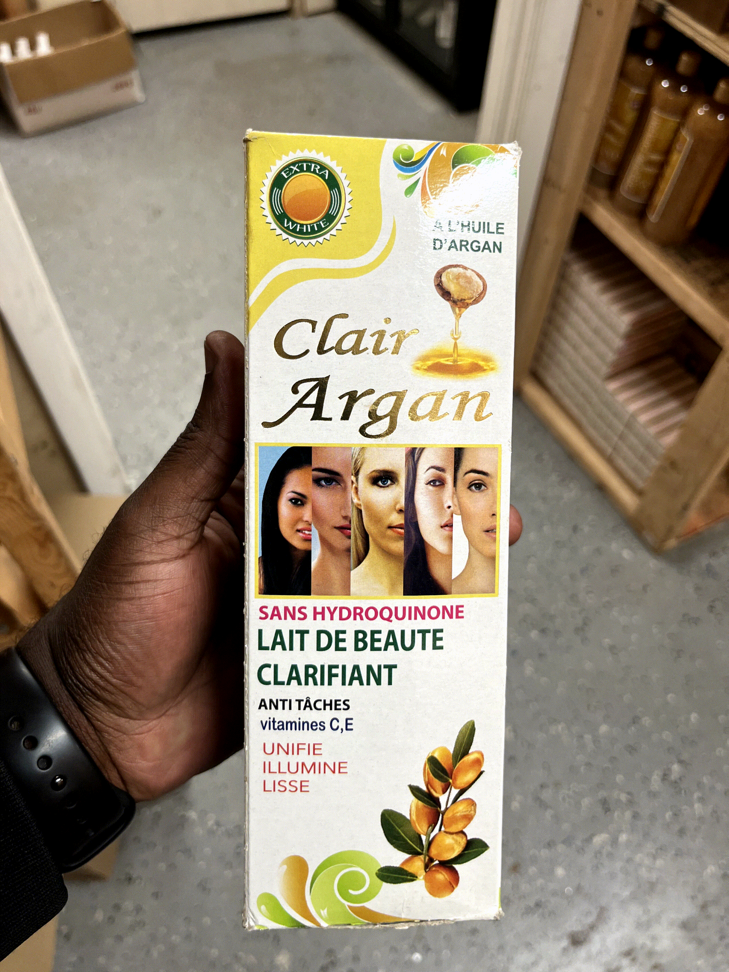 Clair Argan Beauty Lightening Body Milk 11.66oz/350ml