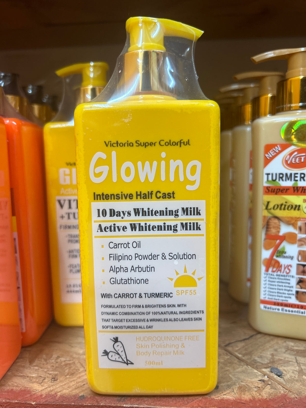 Glowing Intensive Half Cast 10 days Whitening Milk, 500ml
