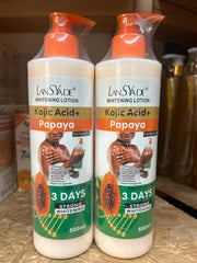 Kojic Acid+ Papaya Whitening Lotion, 500ml
