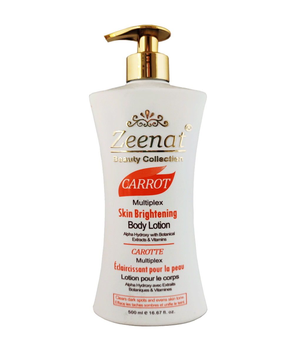 Zeenat Carrot Multiplex Skin Brightening Body Lotion 500ml