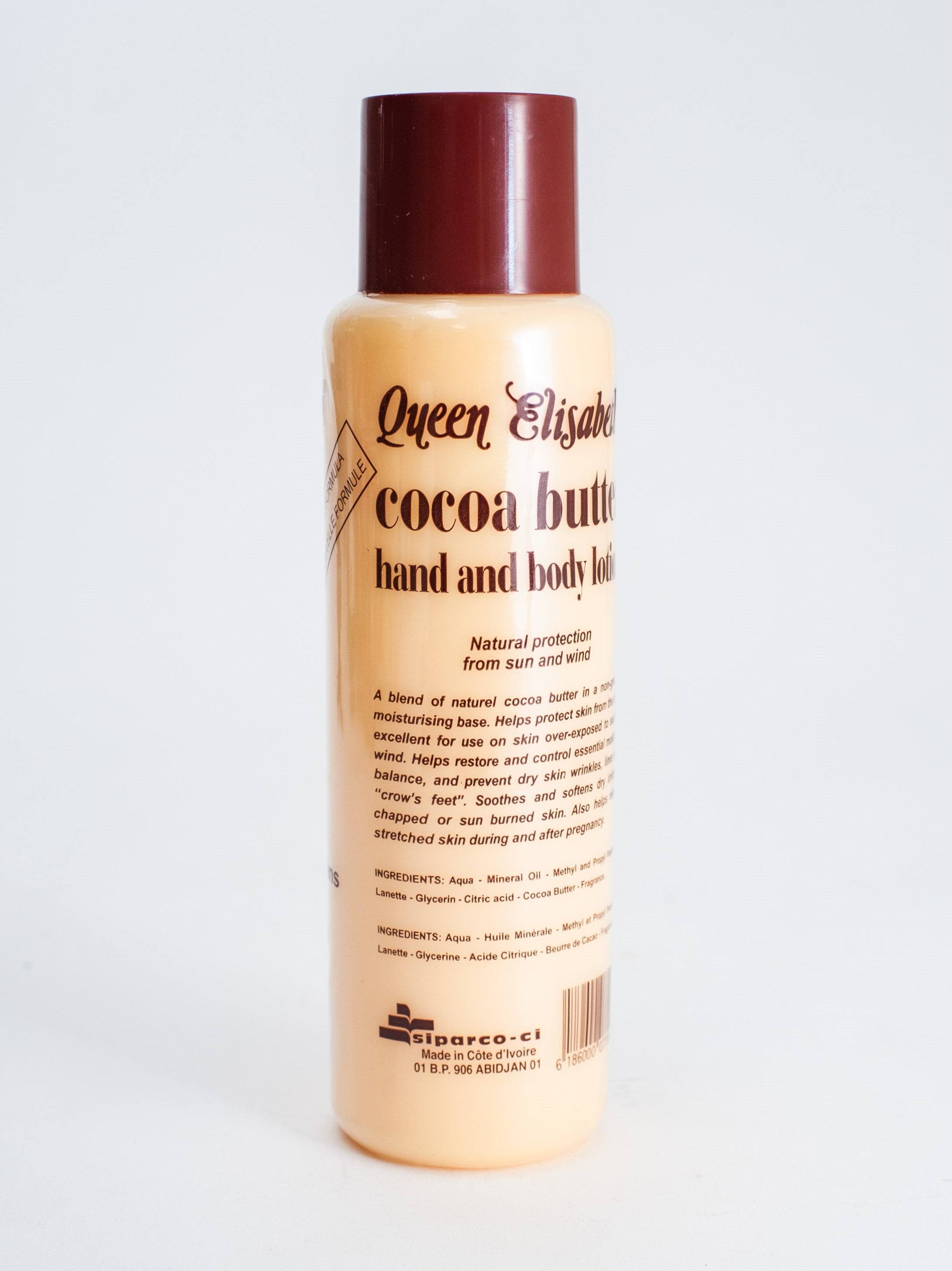 Queen Elisabeth Cocoa Butter Hand and Body Lotion 400ml