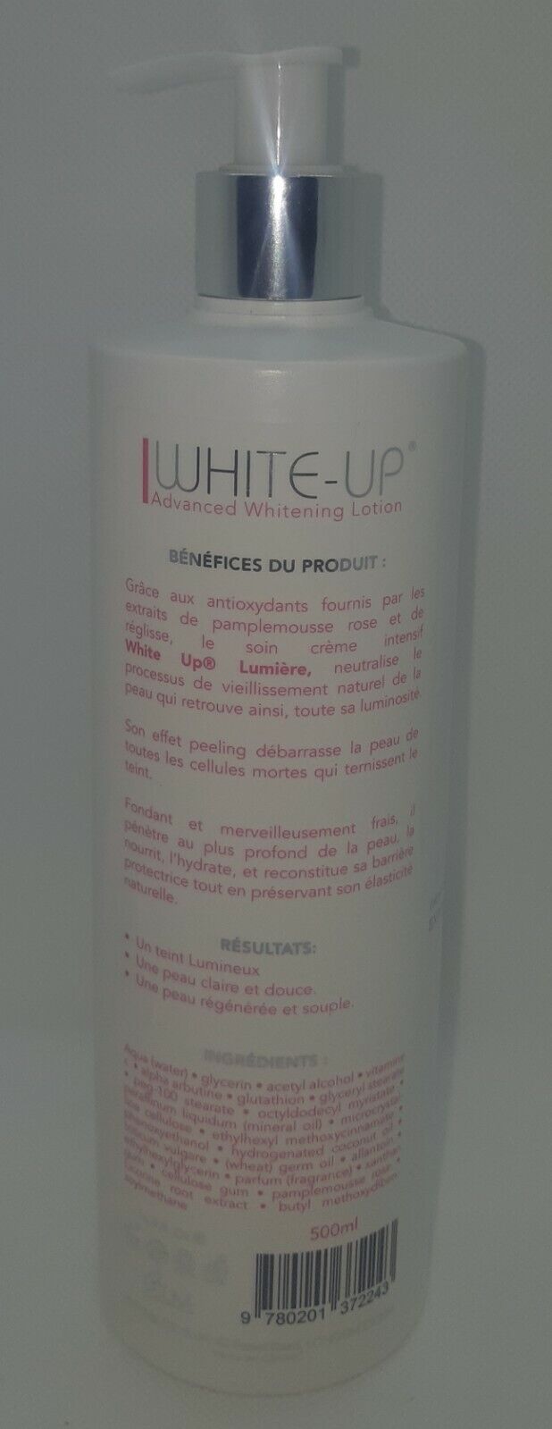 White-Up Advanced whitening Lotion With Pink Grapefruit Face And Body LUMIERE Intégrale