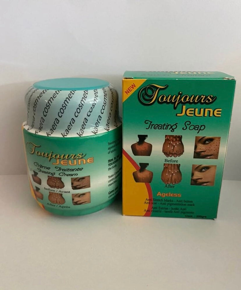 Toujours Jeune Treating Cream Jar & Soap