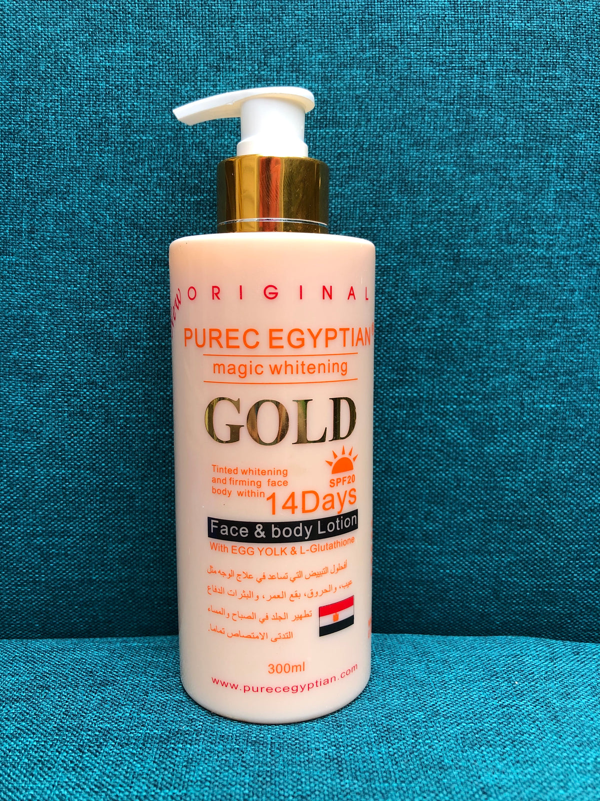 Pure Egyptian Magic Whitening Gold Lotion 300ml - Afro Body Glow