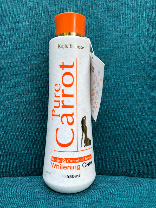 PURE CARROT KOJIC & CARROT OIL BASED WHITENING BODY LOTION