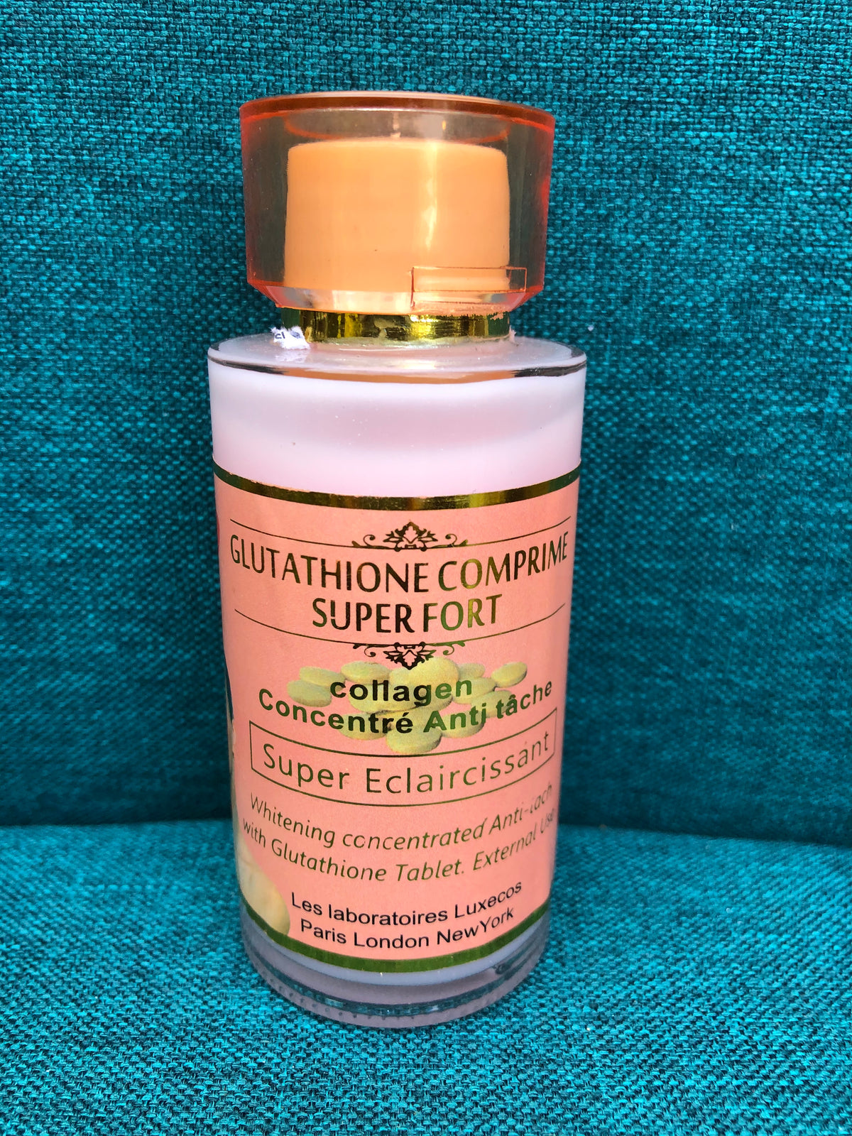 Glutathione Comprime Super Forte Concentrated Whitening Serum With Collagen - Afro Body Glow