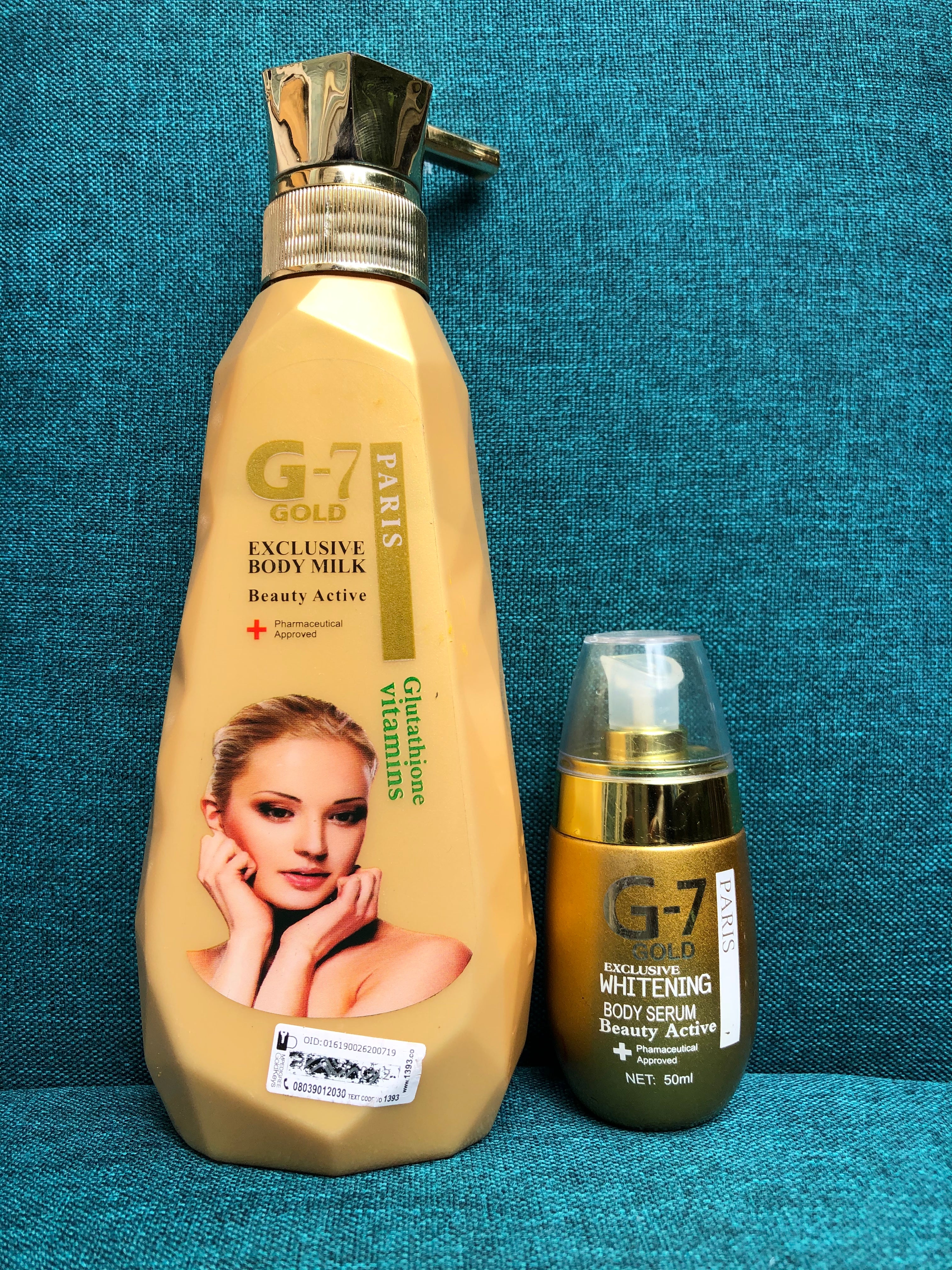 G7 Gold Exclusive Body Milk + Serum - Afro Body Glow
