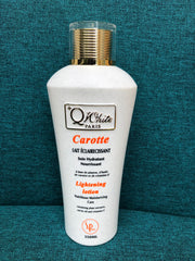 QWhite Paris Carrotte Lightening Lotion 350ml - Afro Body Glow