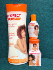 Perfect Glow Brightening Set: Lotion, Oil, Cream - Afro Body Glow