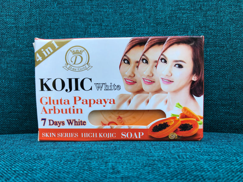 Kojic Gluta Papaya Arbutin Soap /7 Days White Results