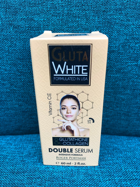 Gluta white double SERUM glutathione &collagen serum 60ml 2floz – Afro Body Glow