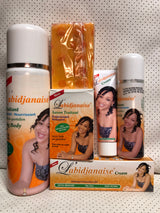 Labidjanaise Lightening Body Set: Lotion 500 ml + Oil 125ml + Tube + Soap - Afro Body Glow