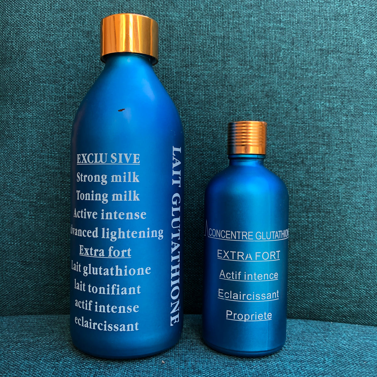 lait glutathione Whitening Set for Dark Skin Lait Glutathione Exclusive Strong Whitening