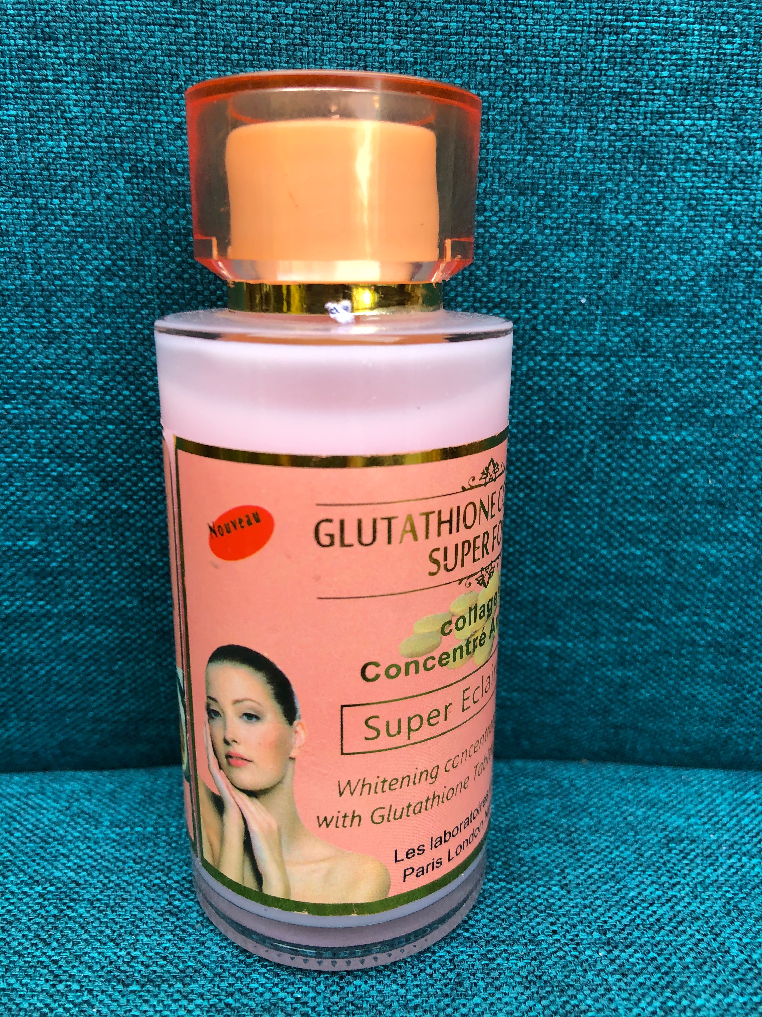 Glutathione Comprime Super Forte Concentrated Whitening Serum With Collagen - Afro Body Glow