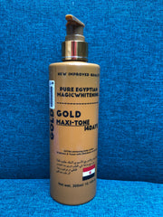 Pure Egyptian Magic Whitening Gold Maxi Tone 300ml - Afro Body Glow