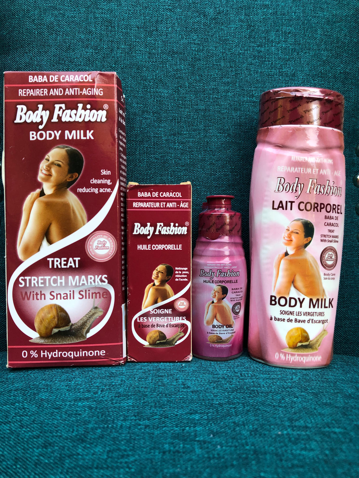 Body Fashion Body Milk with Body oils - Afro Body Glow