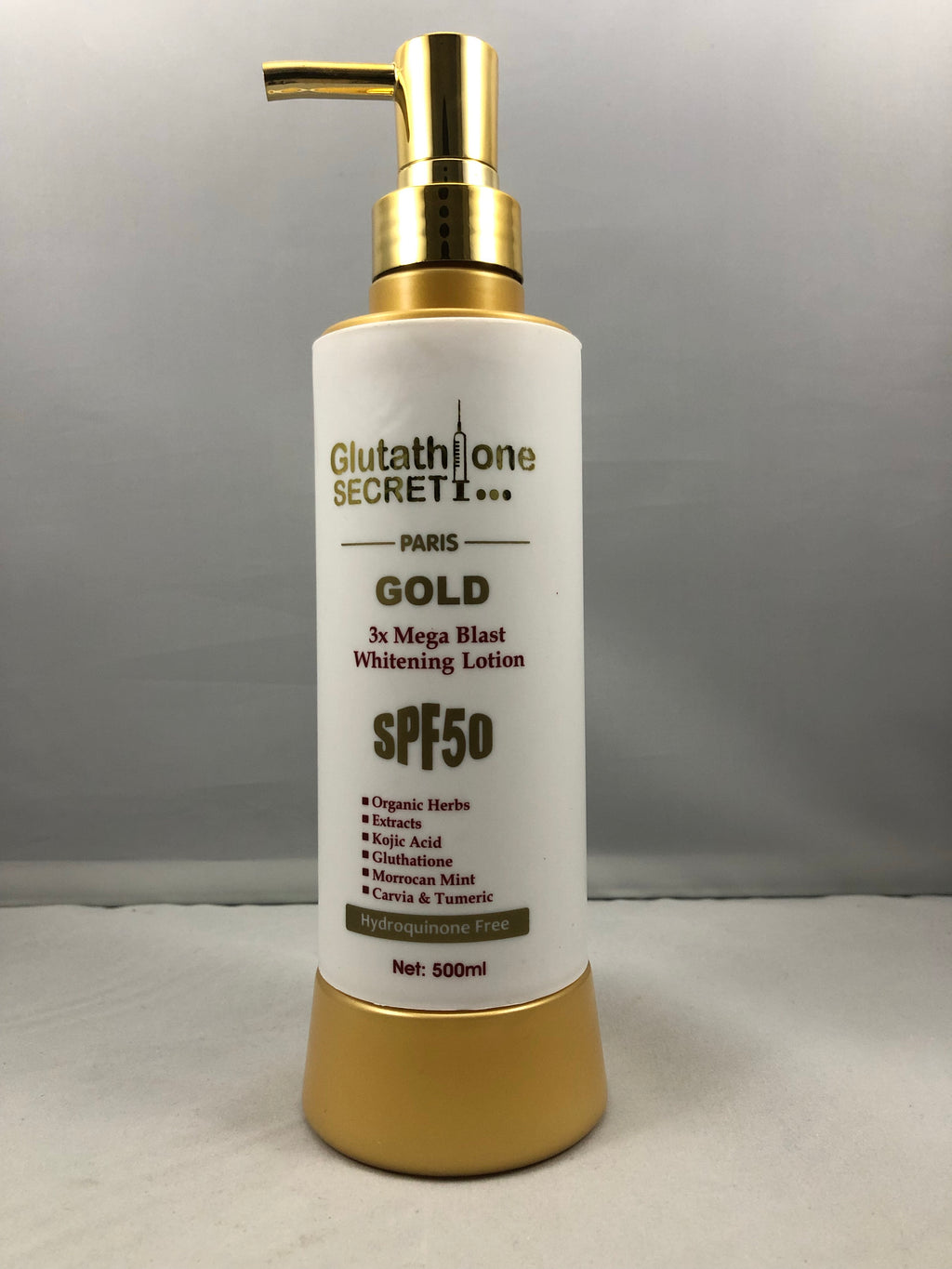 Glutathione secret gold whitening lotion 500ml Afro Body Glow