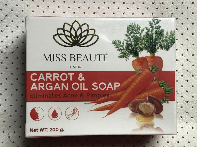 Miss Beauty carrot and argan oil soap