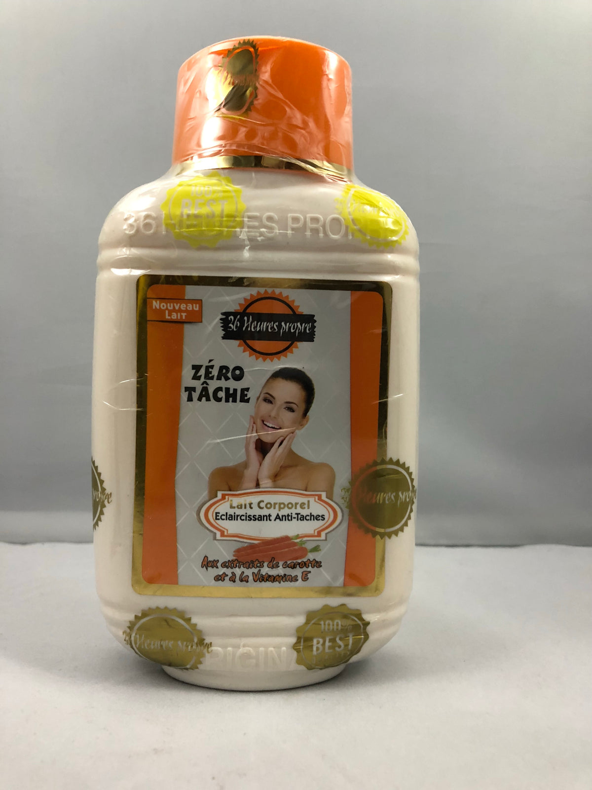 36 Heure Propre Zero Tache Concentrated lighting Body lotion 500ml. Carrot Based