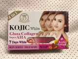 Kojic white Gluta collagen super AHA soap